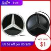 Автомобильная наклейка Для Mercedes Benz Для Mercedes Benz W176 A180 A200 A250 Передняя решетка Звезда Логотип 3D Зеркальный значок Со светодиодной подсветкой Ch