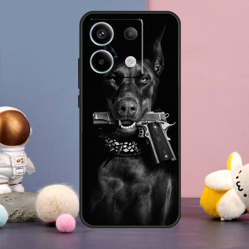 Dachshund Doberman Dog Case For Xiaomi Redmi Note 13 9 10 11 12 14 15 Pro Plus Redmi 15 15C 14C 10C 12C 13C Cover