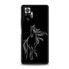 Чехол для телефона с изображением лошади, Арт Животные, Для Xiaomi Redmi Note 14 13 5G 10 11 12 Pro Plus 4G 14C 13C 12C 10C, Черный