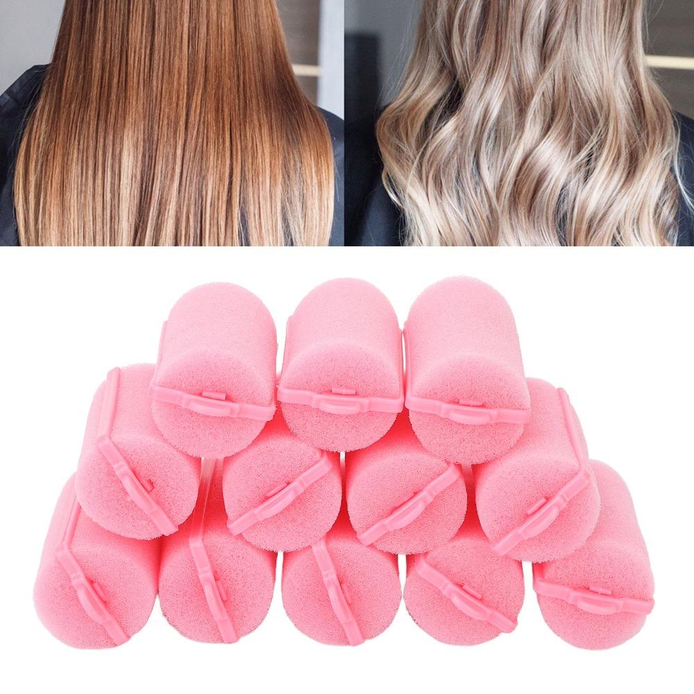 12pcs Soft Foam Sponge Hair Roller Flexible Sponge Hair Curler Soft Hair Curler Home Salon