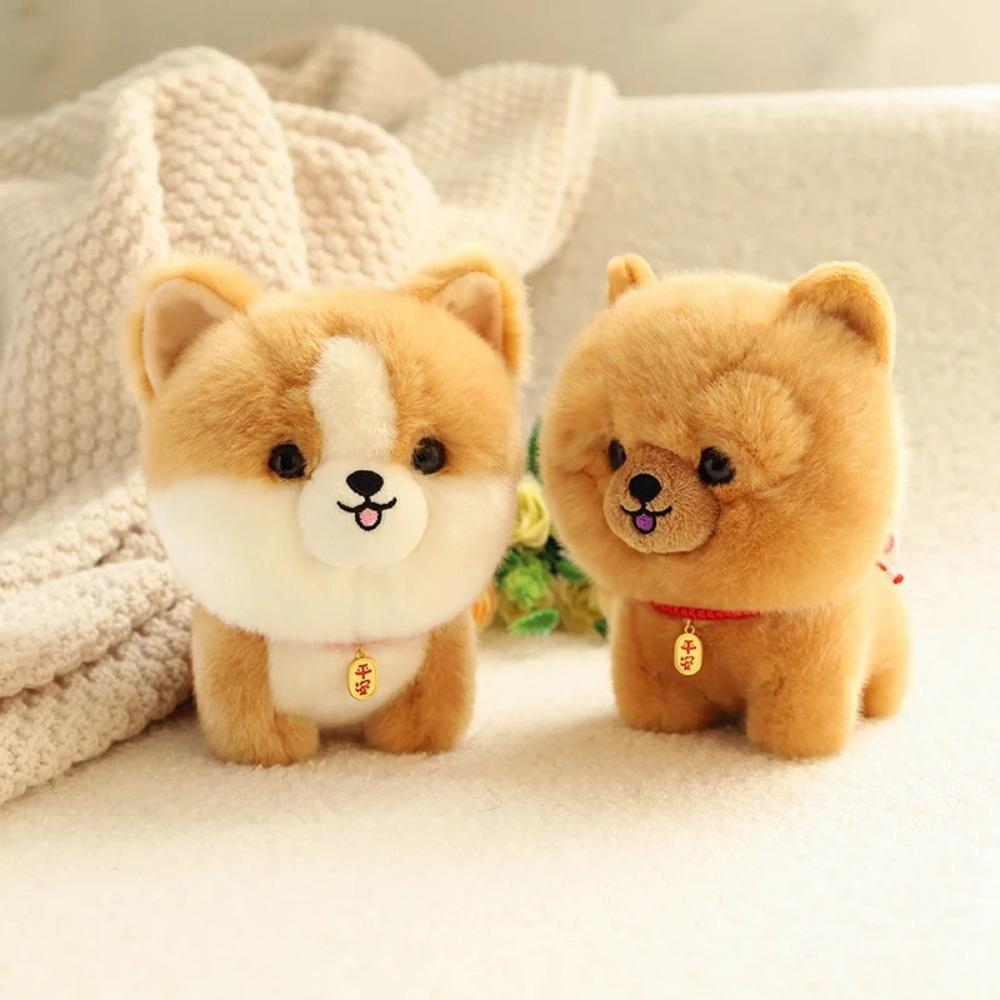 Шиба-ину Adorbale Furry Plush Corgi Dog Plush Fluffy Puppy Мягкая кукла Подарки на день рождения
