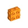 20 ШТ. Специальный кубик MOC 1x2x1 2/3 с восемью шипами на 3 сторонах, совместимый с 67329, детали модели, игрушки-пазлы для детей