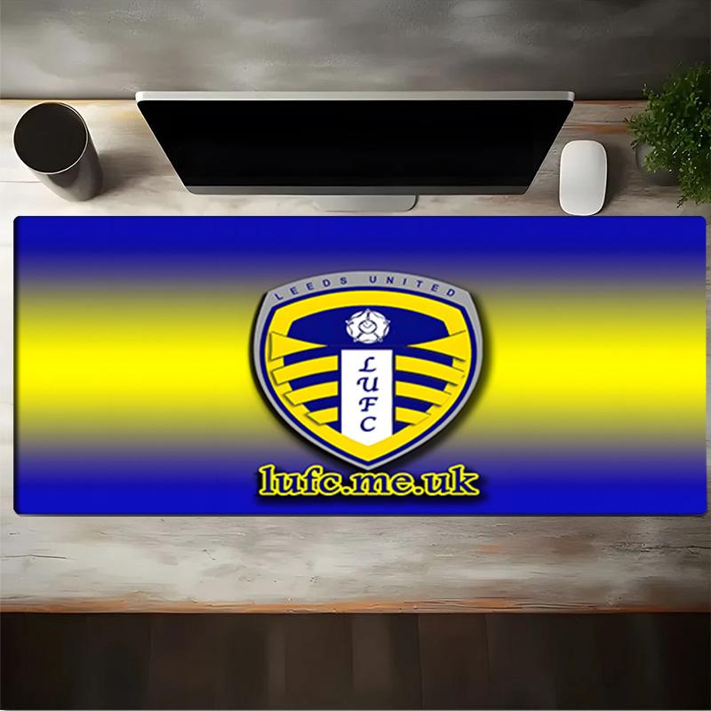 Leeds United Crest Legacy Mouse pad, Gaming Mouse Pad, keyboard pad, Desk Decor for computer notebook Fan Gift Birthday Gift