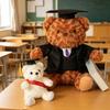 Плюшевые игрушки Медведь-выпускник Очаровательный плюшевый мишка Мягкие игрушки Поздравления Сезон выпускных Подарки для друзей