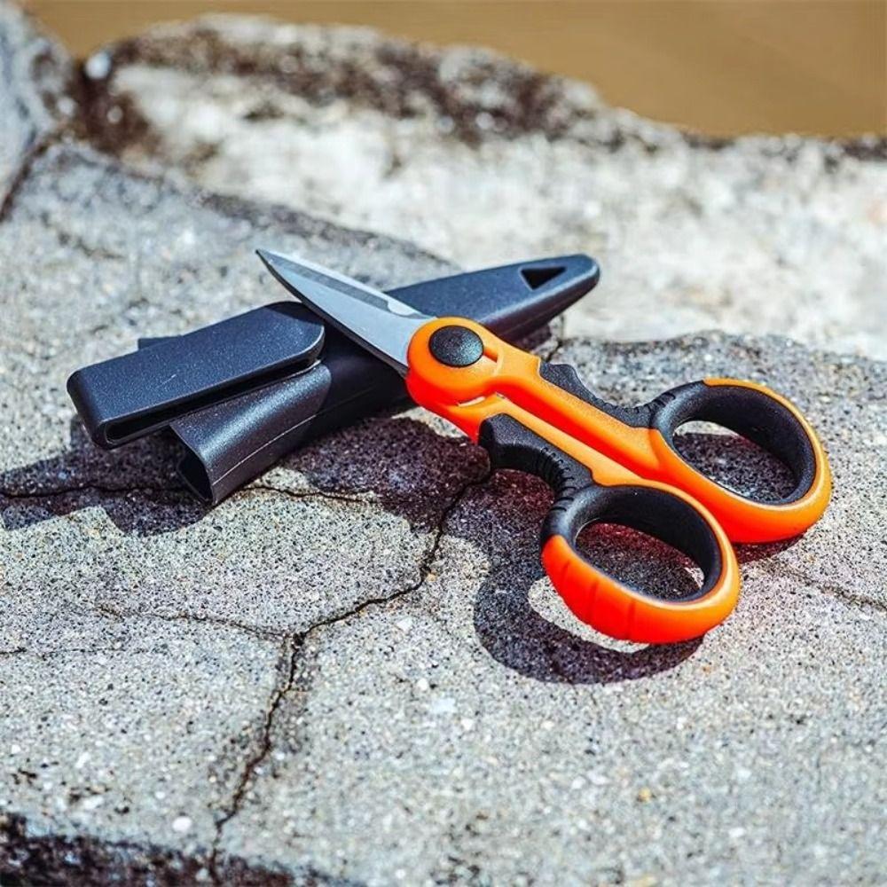 High Carbon Steel Scissors Hand Tool Electrician Scissors Fishing Scissor Fishing Tool