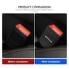ECLD4 2PCS Car Seat Belt Anti Scratch Buckle Protector Cover Accessories For Mercedes Benz AMG C180 C300 W124 W176 W177 C200 C260 GLC