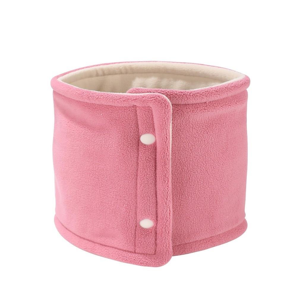 Solid Color Fleece Muffler Polar Fleece Warm Neck Warmer Face Mask Winter Knitted Scarf Men