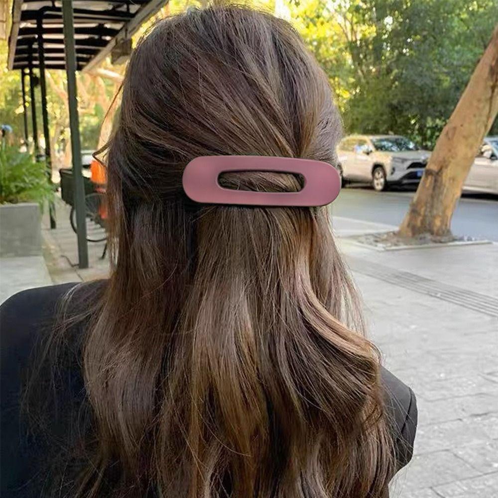 Ponytail Hairpin Hair Claw Headwear Alligator Clips Durable Duckbill Hair Clamps  for Women Girls