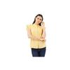FYLTR Women's Casual Fashion Regular Fit Top -High Neck, Ruffle Sleeves, Soft Handfeel