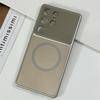 Стеклянный Матовый Чехол Для Samsung Galaxy S23 S24 S25 S26 Ultra Магнитный Для Magsafe Беспроводной Зарядки Ударопрочный PC Чехол