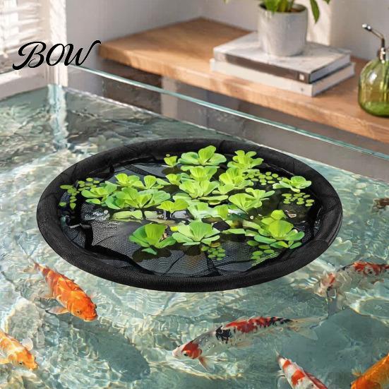 Pond Plant Isolation Net Floating Planter, Fish Barrier Netting, Protector, 18" Mesh for 24" 31" Ring, Garden Ponds, Aquatic Plants Water Growth