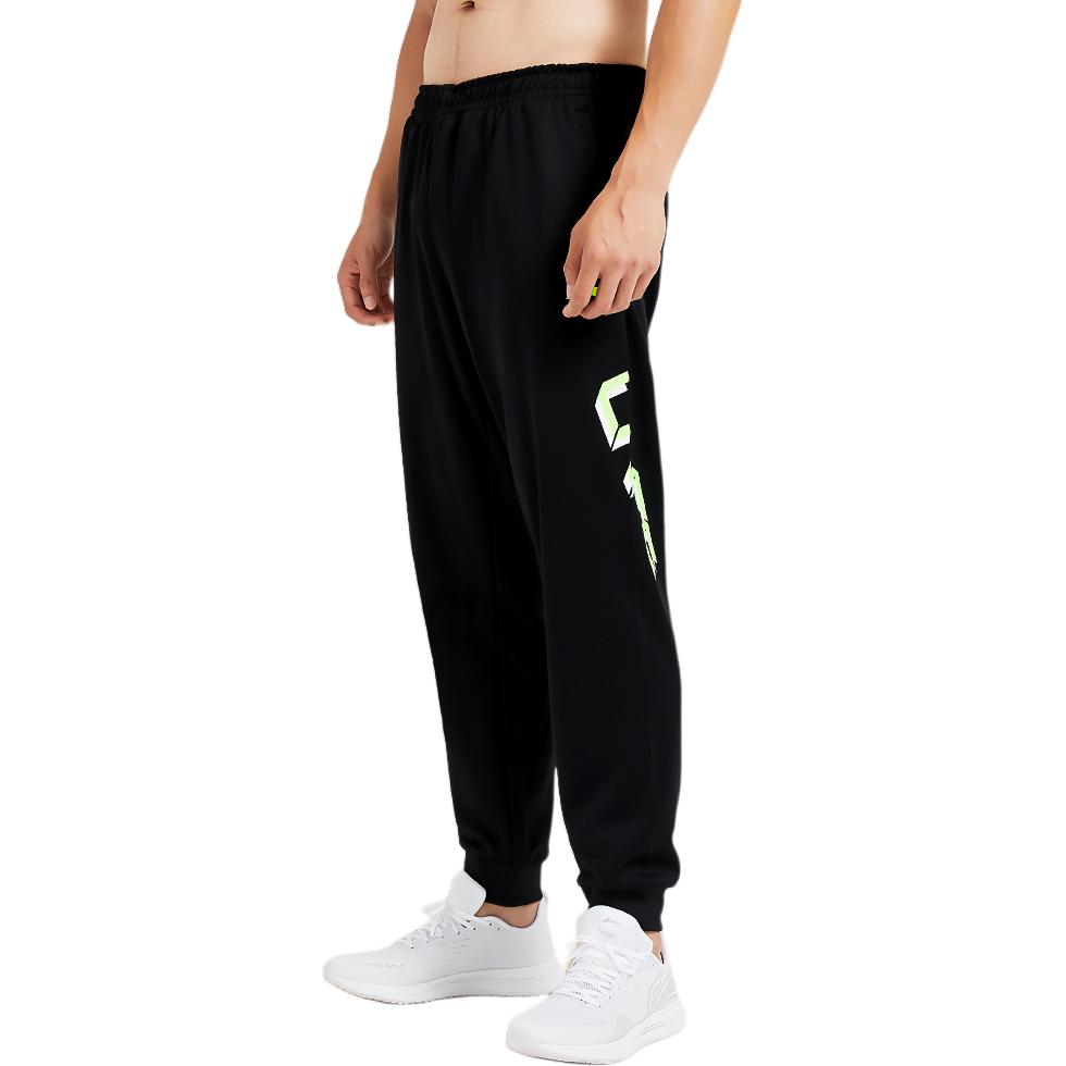 Li Ning Коллекция спортивной моды Трикотажные спортивные штаны Мужские Стандартные Черные YKLU275-3