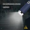NSY2   Automatic Reflective Stripe Reverse Led Light 10 Ribs Windproof Umbrellas For Mercedes Benz AMG W212 W204 W211W168 W213 W205
