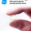Space Bean Double Head Fish Line Separator Double Hook Silicone Fish Hook Fixed Distance Splitter