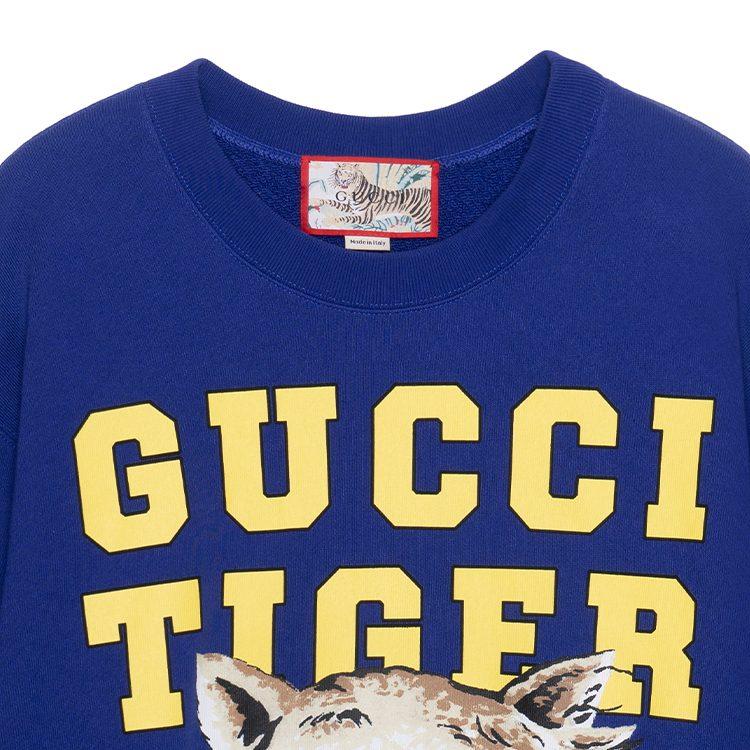 Gucci Свитшот мужской SS22 Синий 623245-XJD3T-4622