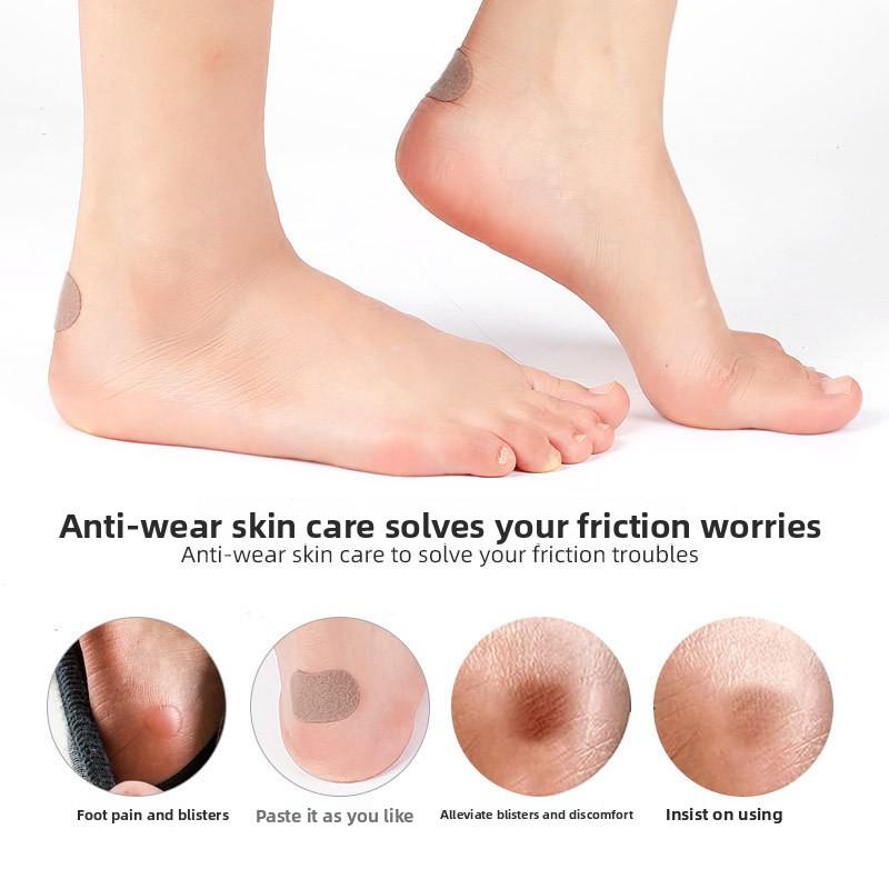 Впитывающие пот, Дышащие, Износостойкие наклейки для ног, Высокие каблуки, Маленькие овальные наклейки от мозолей, Многофункциональные фланелевые наклейки по желанию