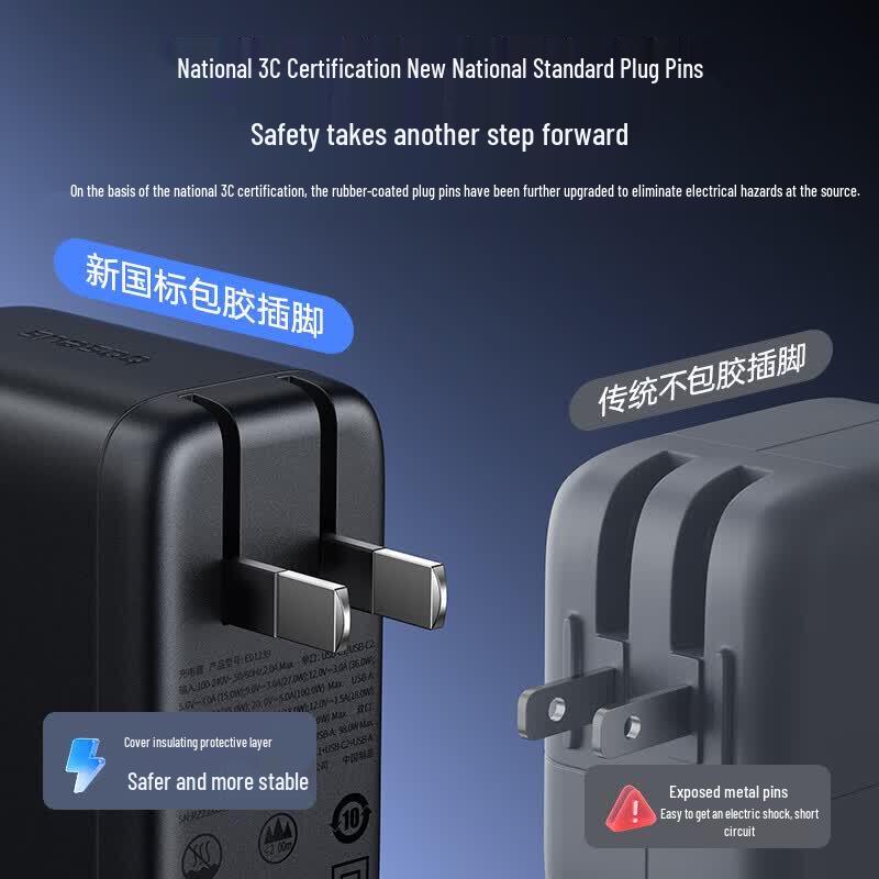 Baseus Быстрое зарядное устройство EnerFill FE22 100 Вт 2C+U