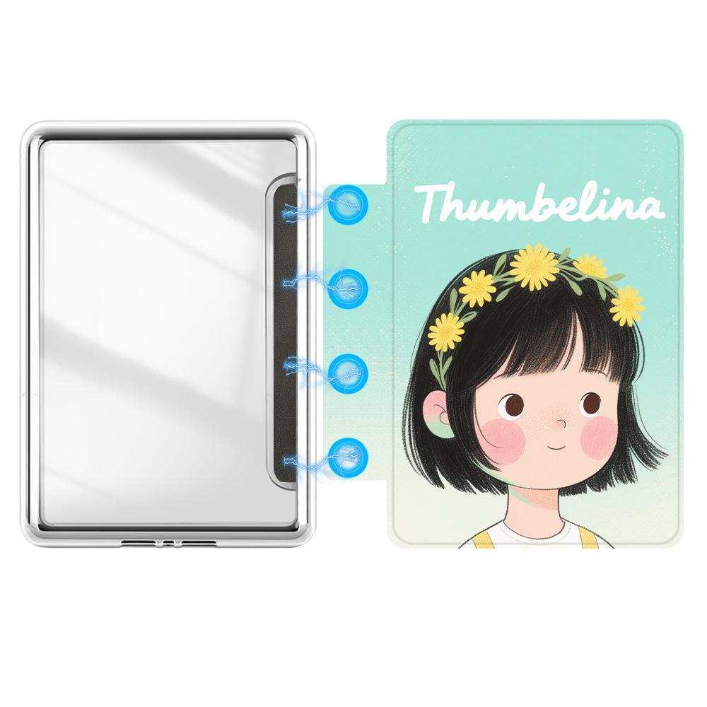 Case for Kobo Clara Colour/BW (2024) 6-inch Transparent shell ,magnetic side attachment