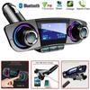 Wireless Bluetooth Handsfree Calling Car Charger FM Transmitter MP3 Player Radio Adapter USB Car Charger 1.3 Inch LCD Displayer TF Card Car Kit