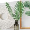5 шт. Пластиковые искусственные зеленые пальмовые листья Сделай сам Искусственные листья Офисный декор