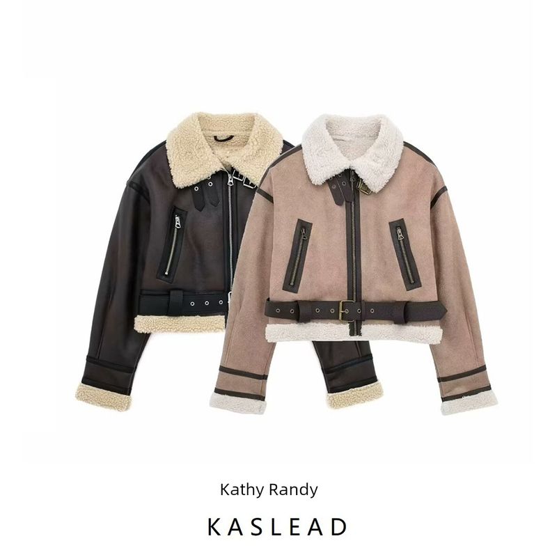 Kaslead New Arrival Women's Clothing Fashion Style Double-Sided Short Jacket 8073235 716