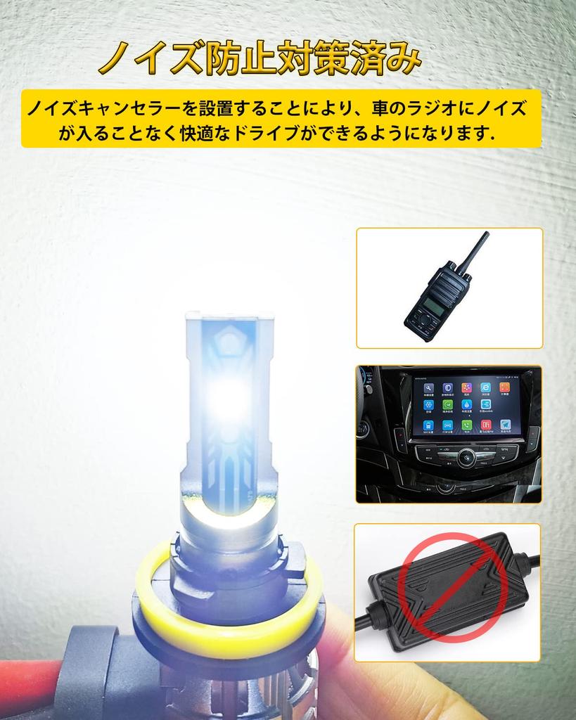 Светодиодная фара LEROTOPS H11/H8/H16, Совместима с новым техосмотром транспортного средства, Интегрированный тип размера, Оборудована