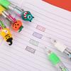 10PCS Halloween Mini Four-Color Ballpoint Pen Cute Cartoon Colored Pen Gift Elementary School Prizes