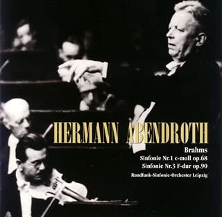 CD ABENDROTH (HERMANN) - Brahms: Symphony No. 1 In C Minor,  KICC704 Japan ObiClassical Used