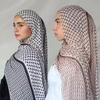 Шифоновый платок с принтом, длинный, женский, мусульманский хиджаб, скромный, для молитвы, Ид, хиджабы, шаль, длинная джеллаба, одежда для молитвы, Рамадан