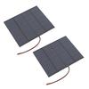 2PCS 1.5W 6V Small Solar Panels Monocrystalline Silicon DIY Solar Charging Panel for Phone Tablet