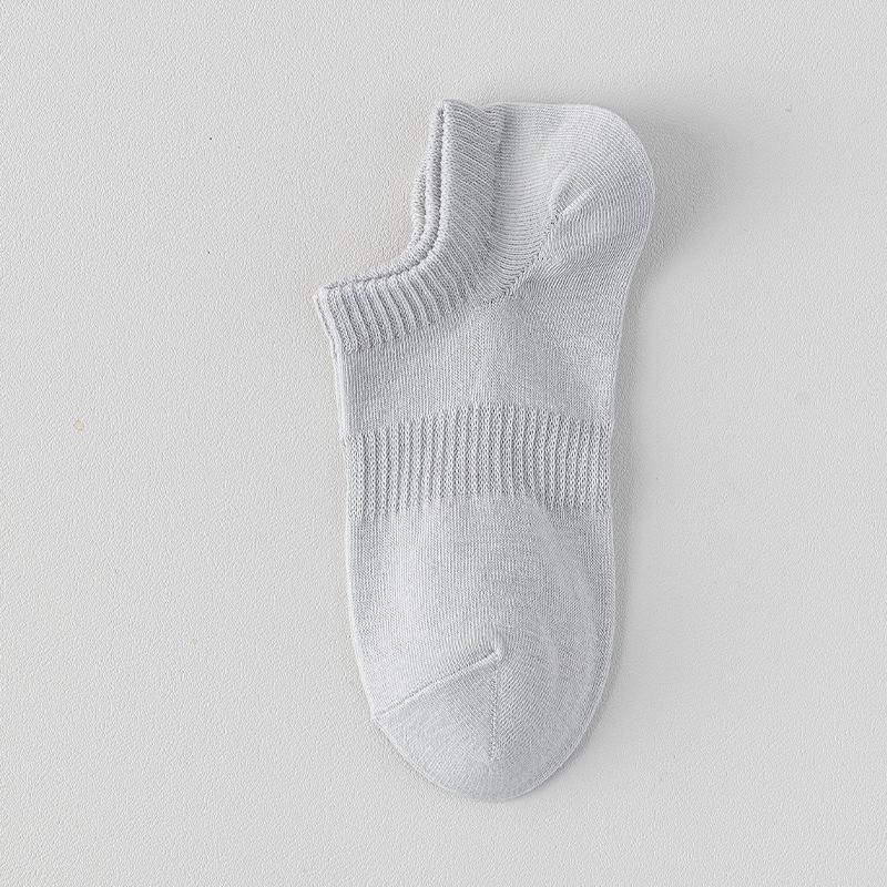 Женские нескользящие хлопковые носки-подследники - Тонкие весенне-летние, короткие носки, не скатывающиеся