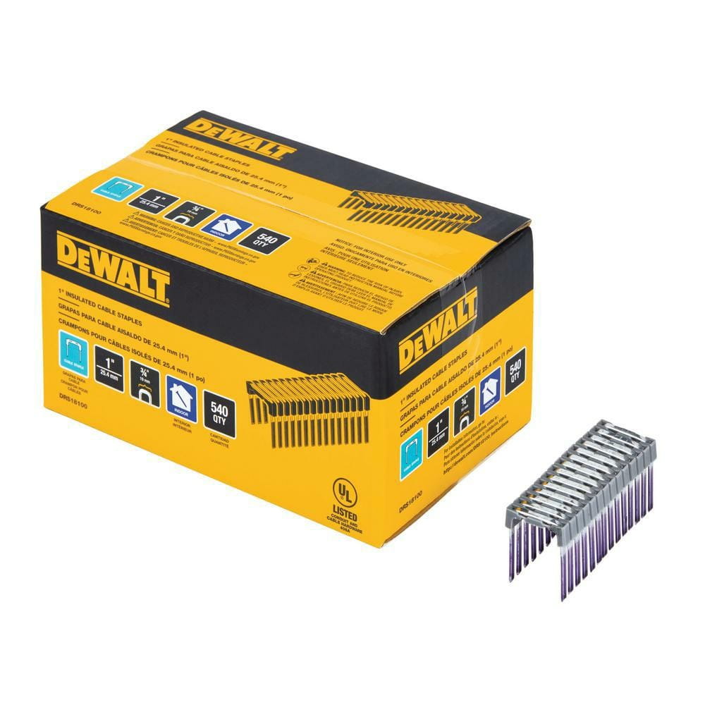 Dewalt Cable Staples For Dcn701/540Pcs