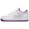 Air Force 1 '07 'Контрастная строчка - Белый Viotech' (унисекс) Белые / Белые / Фиолетовые Скейт-обувь CV1724 105