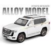 Большой размер 1/18 Toyota Land Cruiser LC300 ZX Металлическая модель автомобиля Diecasts Металлический Внедорожник Модель автомобиля Звук Свет Игрушка для детей Подарок