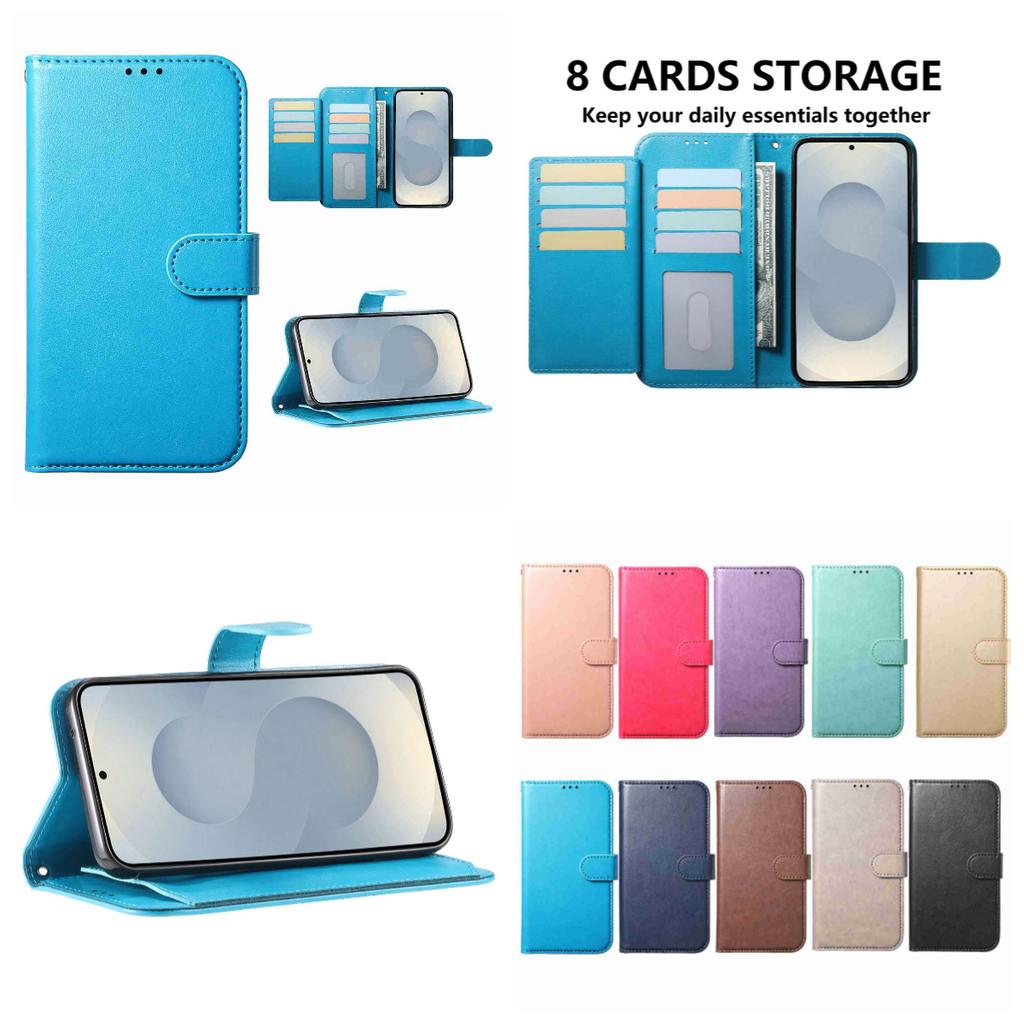 Для TCL 40 XL/40R/40X/40SE.TCL 403/405/406/408.Чехол-кошелек из кожи ягненка, отделения для нескольких карт и подставка, противоударный защитный чехол (10 цветов)