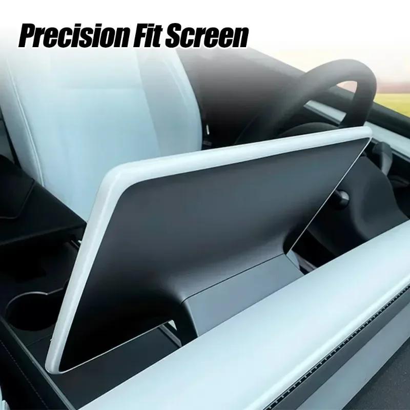 Navigation Screen Protector For Tesla Model 3 Y Silicone Screen Frame Display Edge Protector Central Control Protective Cover