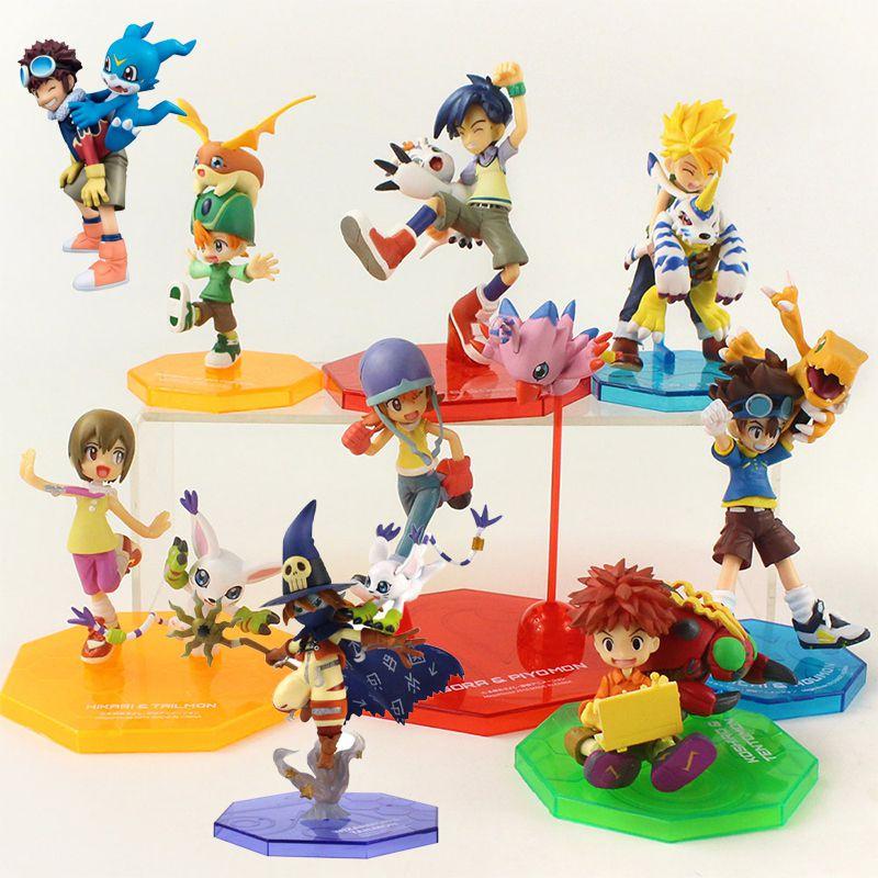 Премиум Качество Digimon Digital Monster Экшн Фигурки Игрушки Ягами Тайчи Агумон Коллекционные