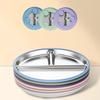 Silicone Suction Cup Baby Sucker Dining Plate Divided Design Kids Feeding Bowls Dinnerware