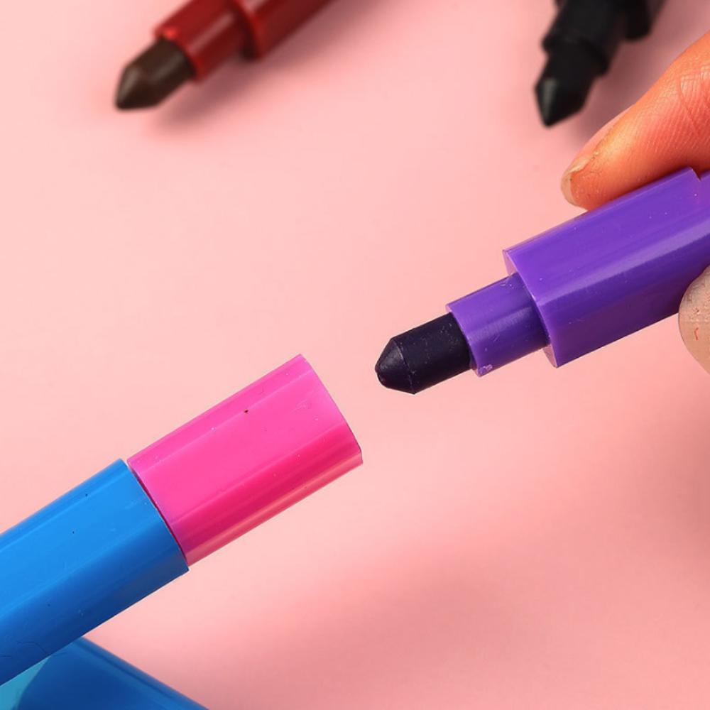 10 шт./набор сменных мини-ручек для рисования на пальцах, цветные блоки, игрушки, мелки для девочек