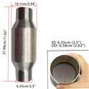 2"/2.25"/2.5"/3" 200 Cell High Flow Metallic-Core Race Catalytic Converter Catalyst Euro1