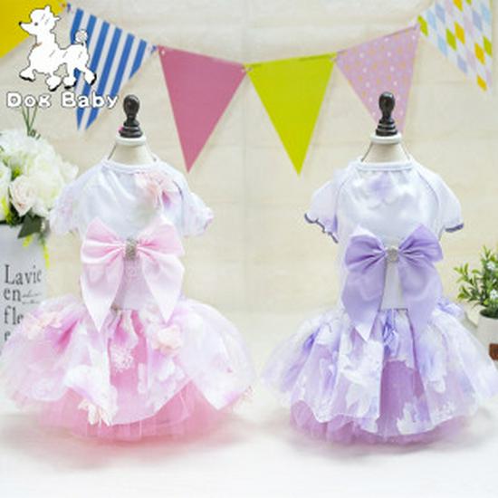 Губы Юбка из тюля: Весенне-летняя одежда для питомцев для собак