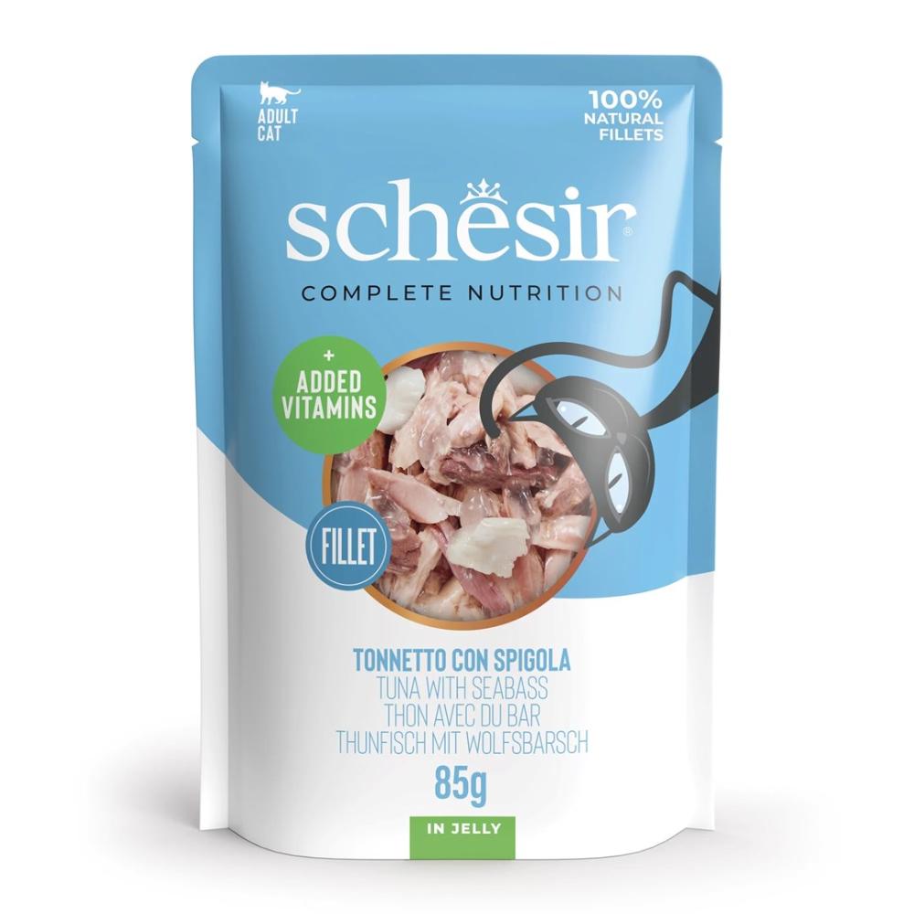 Wet Cat Food Schesir Adult Tuna Perch 24X85G