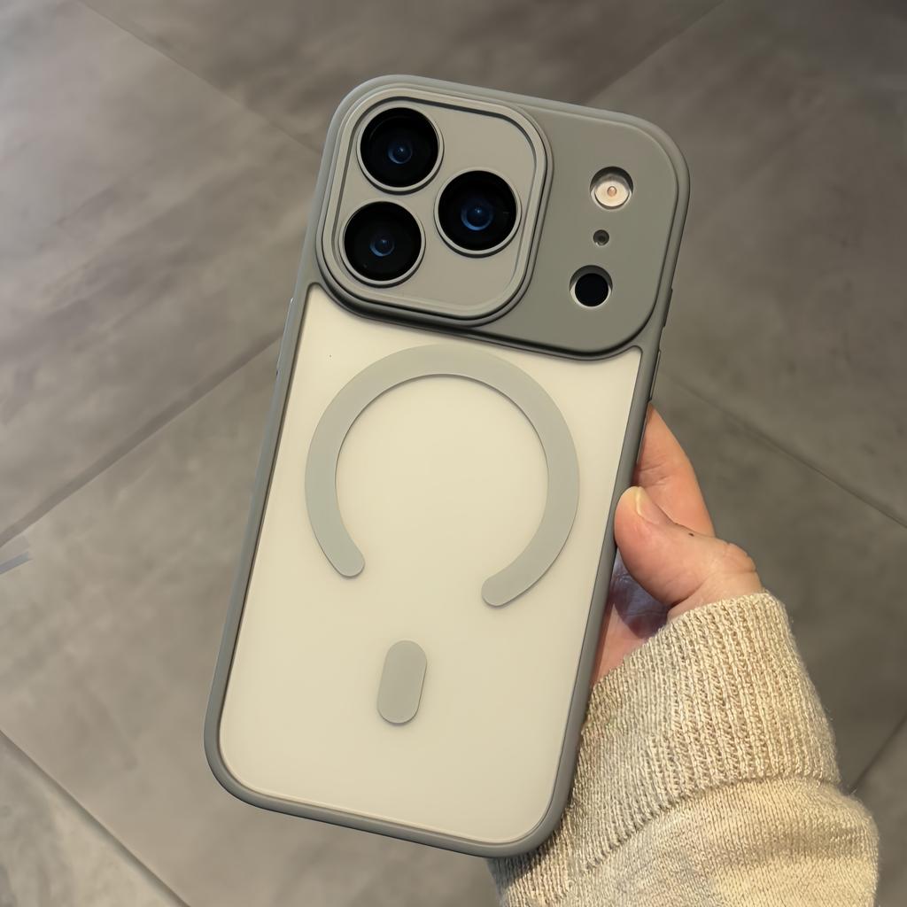 Роскошный противоударный чехол-броня для Magsafe для iPhone 17 Air 16 15 14Plus 13 12 11 Pro, магнитная беспроводная зарядка, прозрачная матовая крышка