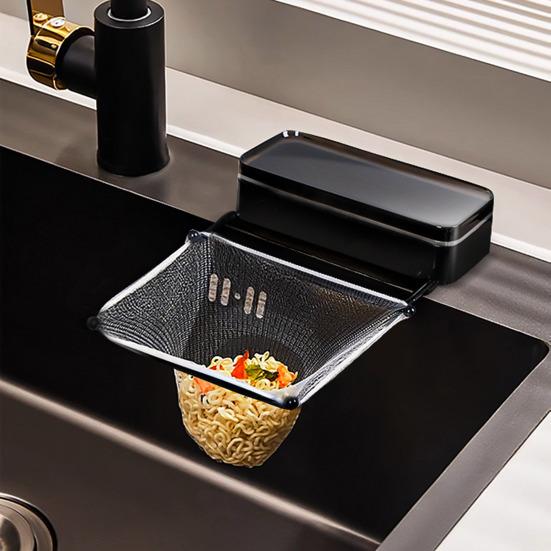 Фильтр для раковины, подставка для слива, сетка для мусора, противозасоряющий одноразовый сетчатый мешок, кухонный фильтр для раковины со съемной присоской