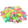 KL04626-Outdoor Luminous Stone, 100 Pcs Artificial Fluorescent Pebbles Decoration for Garden Path Pool Lighting of