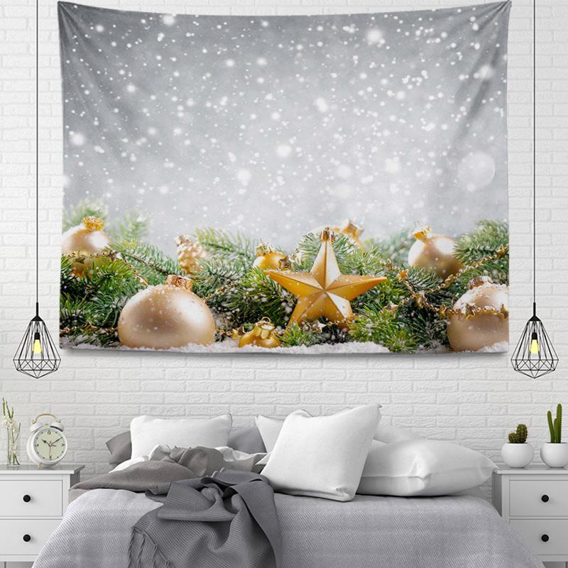 Серия подвесных тканевых гобеленов в рождественском стиле
