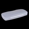 Durable Transparent White Matte Eyewear Accessories Hard Box Glasses Case Clip