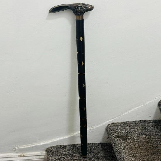 91,44 см трость для ходьбы деревянная трость с ручкой в виде головы кролика подарок