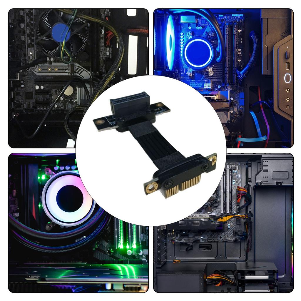 Кабель-удлинитель PCIe 4.0 X1 Универсальная совместимость с PCIe 3.0 2.0 Для аппаратного обеспечения настольного компьютера