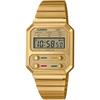 Cheap Casio Chipkashi Watch Unisex Men's Women's Quartz Digital Gold A100WEG-9A